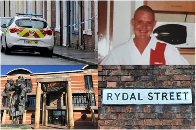 The trial of seven men from Hartlepool is being held at Teesside Crown Court.