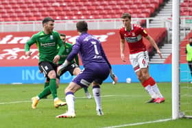 Scott Hogan scored the only goal of the game as Birmingham beat Middlesbrough 1-0 at the Riverside Stadium.