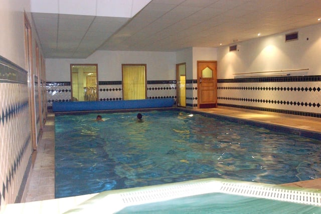 Did you take a dip in the gym's pool?