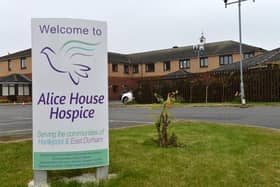 Hartlepool Alice House Hospice's £10,000 lottery jackpot has finally been won.
