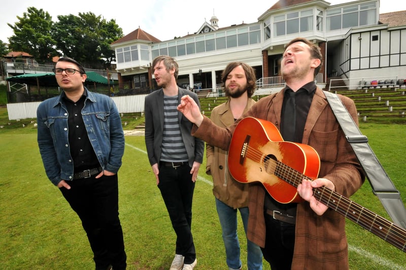 The Futureheads at the launch of Split Festival 2012 at Ashbrooke Sports Club.
