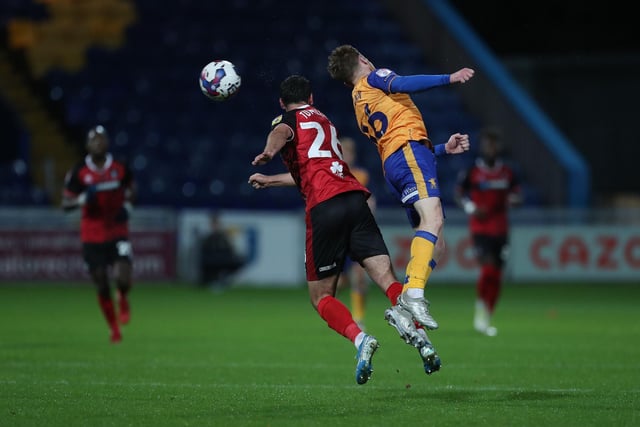Offered very little cover for Murray which allowed McLaughlin to be a constant threat. After doing well in a wide right role against Gillingham he struggled a little in a more advanced role. Subbed at the break. (Credit: Mark Fletcher | MI News)