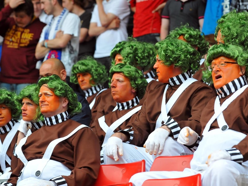 Oompa Loompas at Charlton Athletic in 2011.