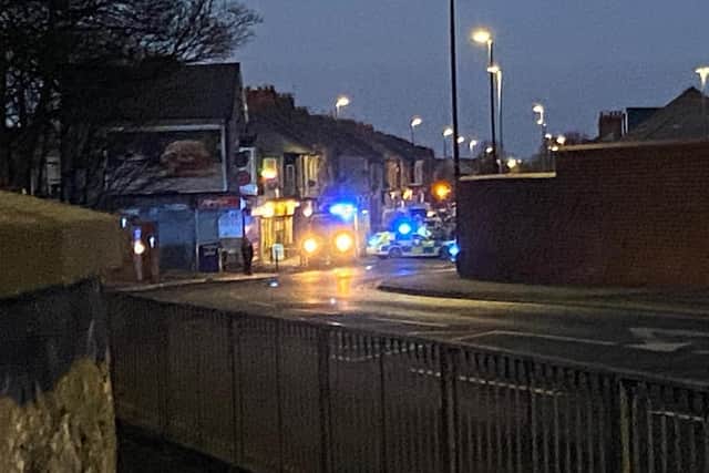 Raby Road was closed in both directions on Tuesday following the incident.