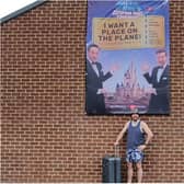 Sunderland man prints impressively large poster in bid to win tickets to Disney World for Ant and Dec’s Saturday Night Takeaway