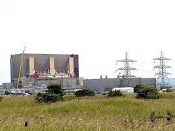 Hartlepool nuclear power station.
