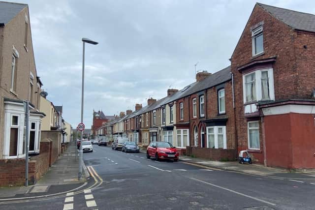 A general view of Osborne Road, Hartlepool, where fire crews were called to a tumble dryer fire on Tuesday night (May 3)./Photo: Frank Reid