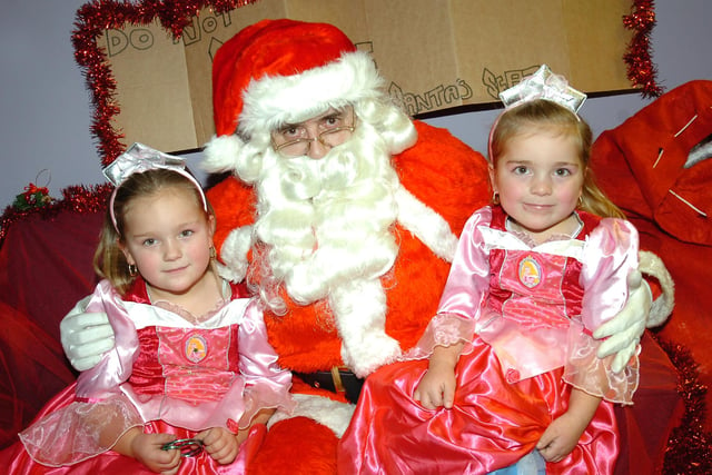 A special visit from Santa at the Central Correctors Christmas party on the Central Estate in 2008.