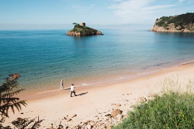 Just one of the golden sand beaches on the island of Jersey. Picture by Andy Le Gresley.