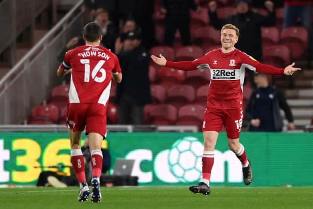 Middlesbrough striker Duncan Watmore scored his first goal of the season against Sheffield United (Photo by Stu Forster/Getty Images)