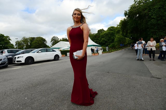 A student in her full length prom dress. Picture by FRANK REID