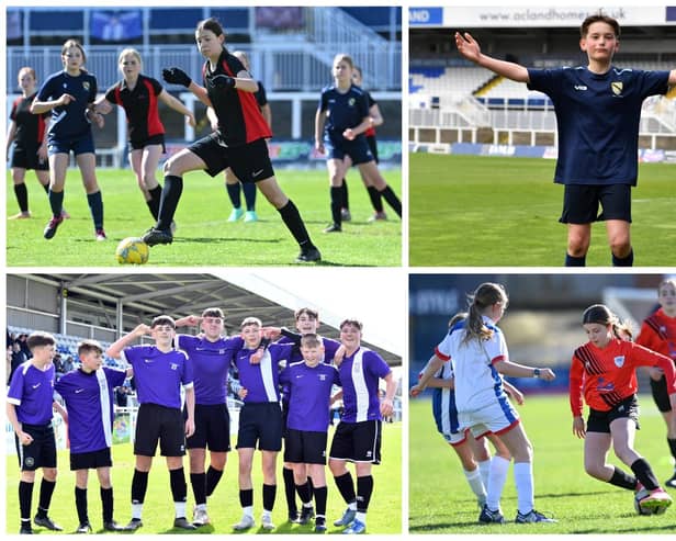 Just some of Mail audio visual editor Frank Reid's photos from the Hartlepool schools' cup final day at Hartlepool United's Suit Direct Stadium.