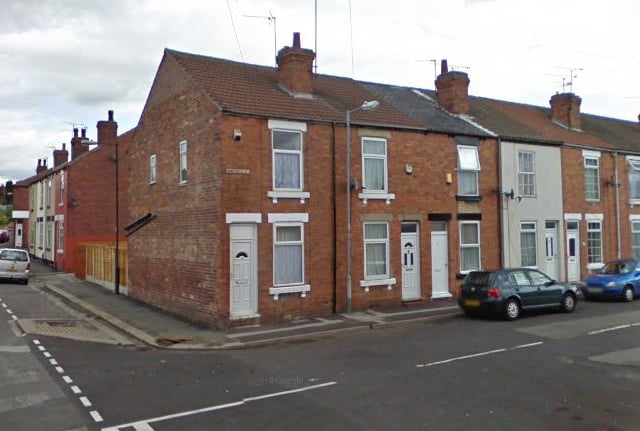 This end terrace sold for £35,000 in March.