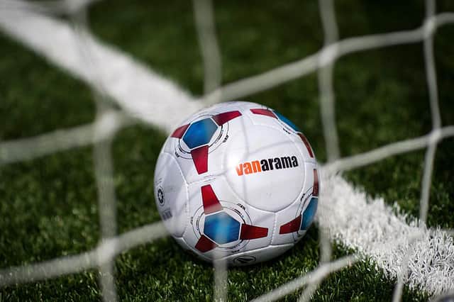 The Vanarama National League match ball (Photo by Justin Setterfield/Getty Images)