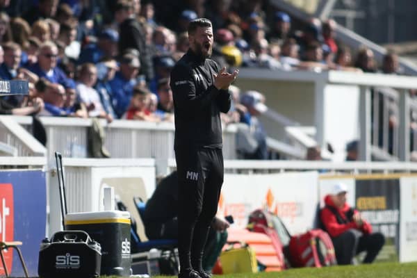 Michael Nelson says Hartlepool United may need more leaders on the pitch following recent run of poor form. (Credit: Michael Driver | MI News)