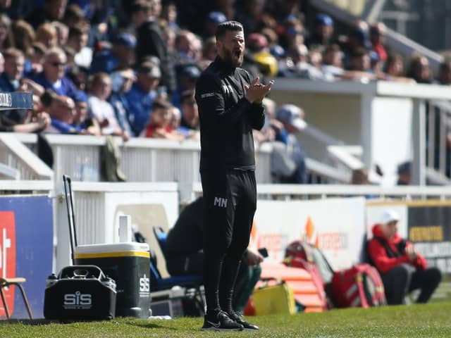 Michael Nelson says Hartlepool United may need more leaders on the pitch following recent run of poor form. (Credit: Michael Driver | MI News)