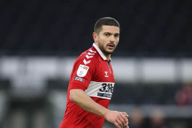 Sam Morsy playing for Middlesbrough.