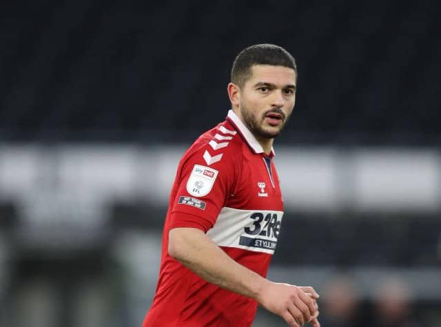Sam Morsy playing for Middlesbrough.