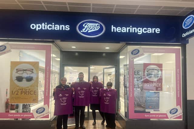 Booth Opticians in Hartlepool is sponsoring the hospice's Great North Run team for the fifth year.
