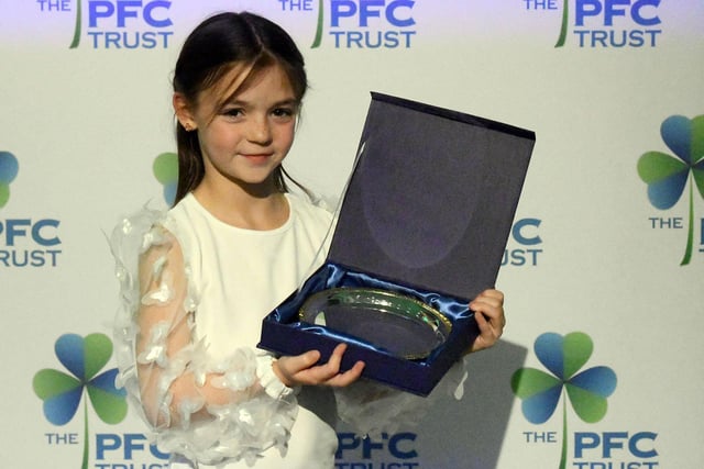 Aria Wallace was named Primary Rising Star at the Hartlepool Sports Council Annual Awards 2022. Picture by FRANK REID
