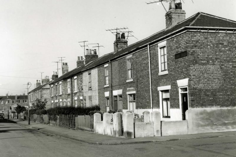 Throston Street ran into Rium Terrace. The area is now part of the Mill House car park. Photo: Hartlepool Library Service