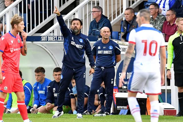 Paul Hartley has been pleased with Hartlepool United's pre-season campaign. Picture by FRANK REID