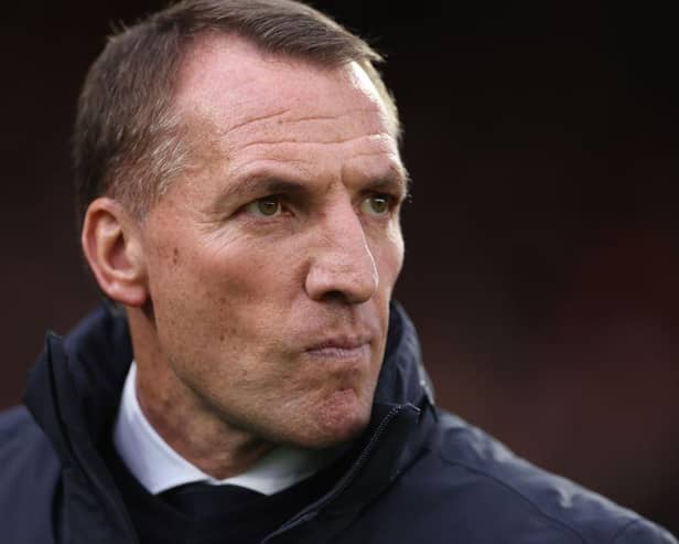 Brendan Rodgers manager of Leicester City. (Photo by Catherine Ivill/Getty Images).