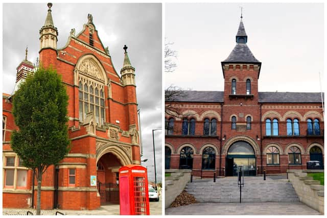 From left, Hartlepool Town Hall Theatre and the Borough Hall are to close for an unknown period after problems with the plaster in their ceilings were discovered.