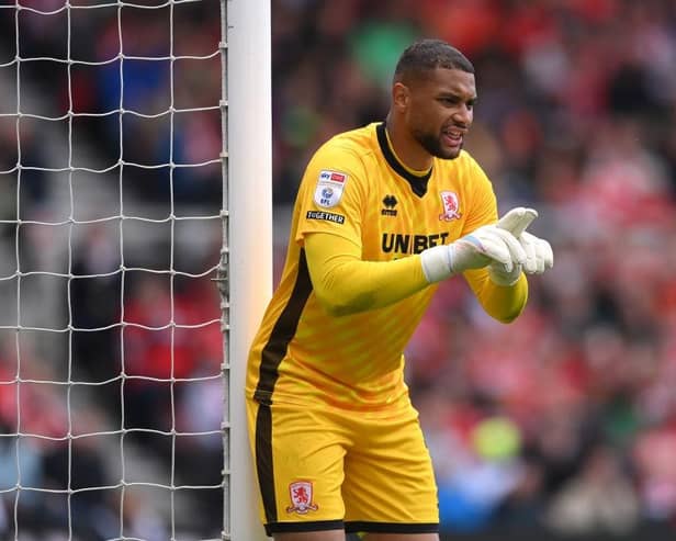Middlesbrough goalkeeper Zack Steffen will return to Manchester City this summer. (Photo by Stu Forster/Getty Images)