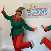 The Hartlepool Carer elves promoting the event are Sarah Rowntree, Hartlepool Community Development Lead and Tracey Bestford, Hartlepool Parent Carer Link Worker.