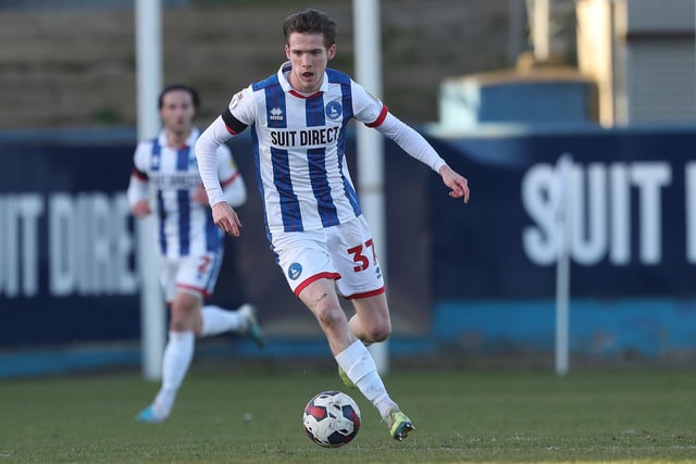 Dodds is expected to continue on the right of Hartlepool's defence against Newport. (Photo: Mark Fletcher | MI News)