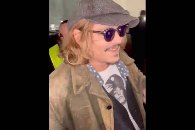 Johnny Depp has been pictured at various locations across the North East in previous days. Picture: North News.