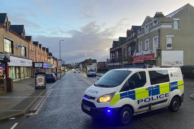 Police have confirmed a man has been arrested after York Road in Hartlepool was cordoned off.