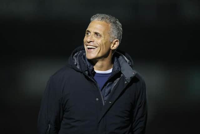 Keith Curle will take charge of his first Hartlepool United game when they face Gillingham on Saturday  (Photo by Pete Norton/Getty Images)