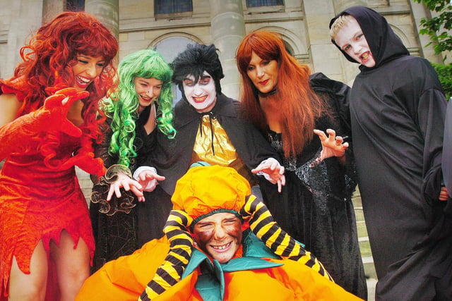 A 2008 event in Hartlepool for Halloween and what a line-up of great costumes. Remember this?