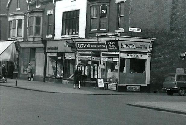 This undated photograph shows Ruell's jeweller and an un-named cafe on the corner of York Road and Bailey Street. Who remembers what it was called?
