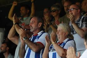 Hartlepool United supporters enjoyed their first away win of the season against Southend United. Picture by FRANK REID