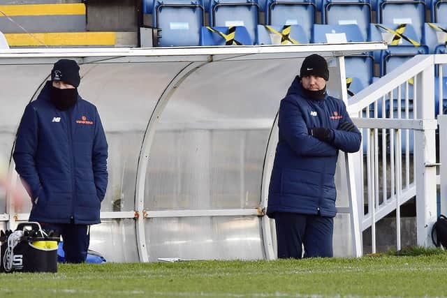 Hartlepool United manager Dave Challinor is expecting a quiet deadline day. Picture by FRANK REID
