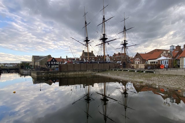 Climb aboard the HMS Trincomalee and explore life as a sailor, where you can see a cannon fire into the dock.