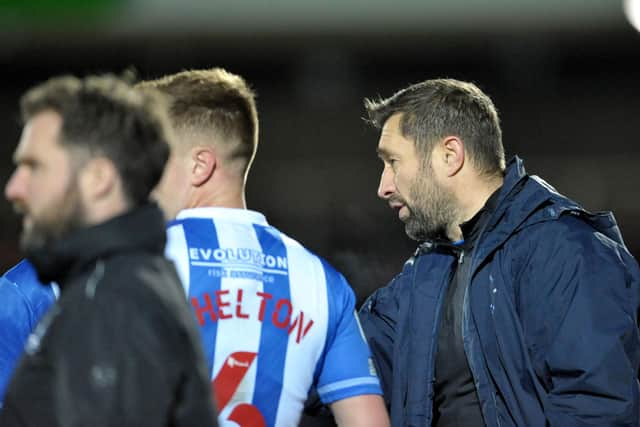 Graeme Lee has been in discussions with several of his Hartlepool United squad over new contracts. Picture by FRANK REID