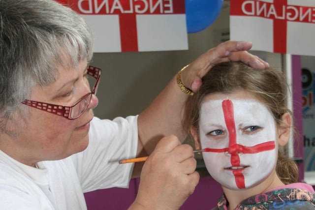The face painting session was a huge hit in Middleton Grange. Were you there?