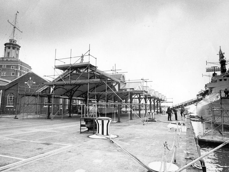 The origin of Portsmouth’s royal dockyard lies in the construction of a naval drydock which was the first to be built in England. The construction took place during the reign of which Tudor Monarch?