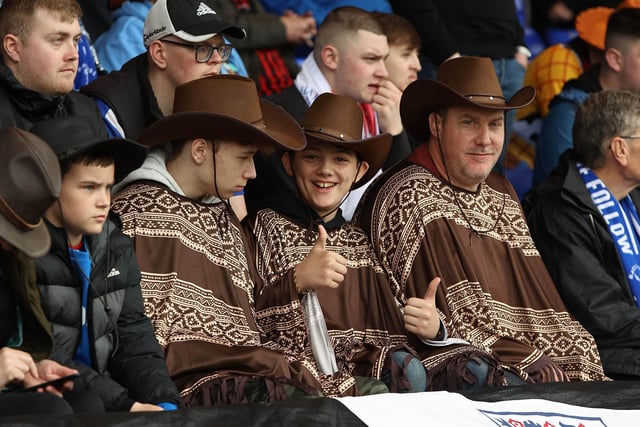 Hartlepool supporters continued their fancy dress theme against Stockport. (Photo: Chris Donnelly | MI News)
