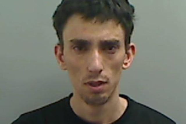 Dini, 23, of Brenda Road, Hartlepool, Gazmend Dini, 23, of Brenda Road, Hartlepool, was jailed for 22 months after he was convicted at Teesside Crown Court of producing class B drugs.