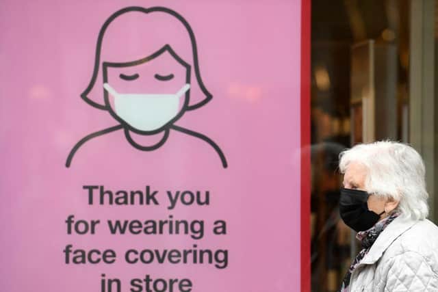 Readers have been sharing their views on the use of face coverings after so-called 'Freedom Day' on July 19. Picture: Oli Scarff /AFP via Getty Images.