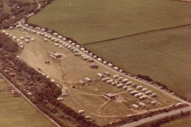 An aerial view of the Happy Valley Caravan Park in 1966. Photo: Hartlepool Library Service.