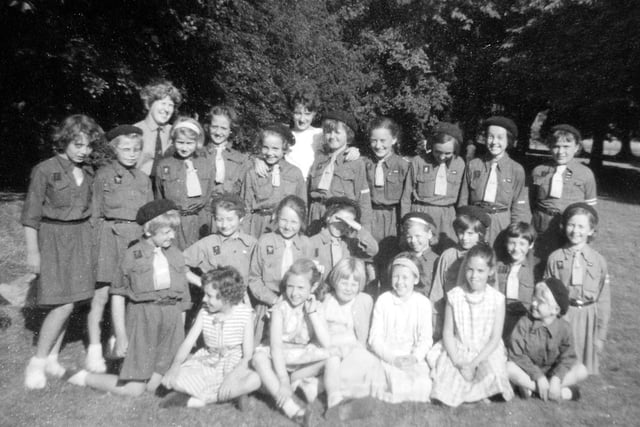Hartlepool Brownies gather for a photo together in 1963.