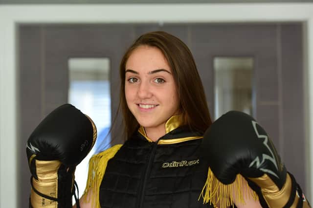 Ella Lonsdale, 15, has just been crowned female European Junior Boxing Champion in the 54kg weight division.