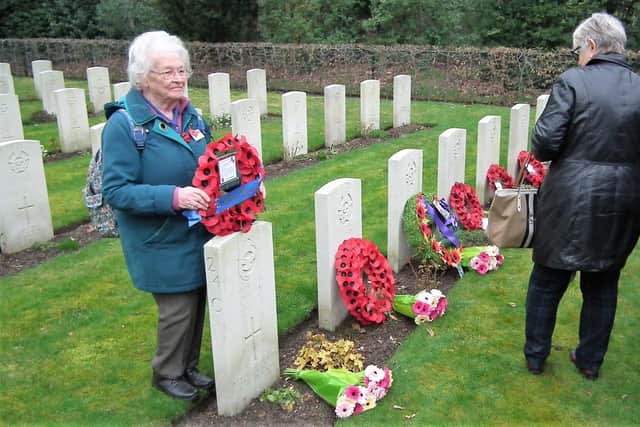 Wreaths were laid at the men's graves in Nijmegen.