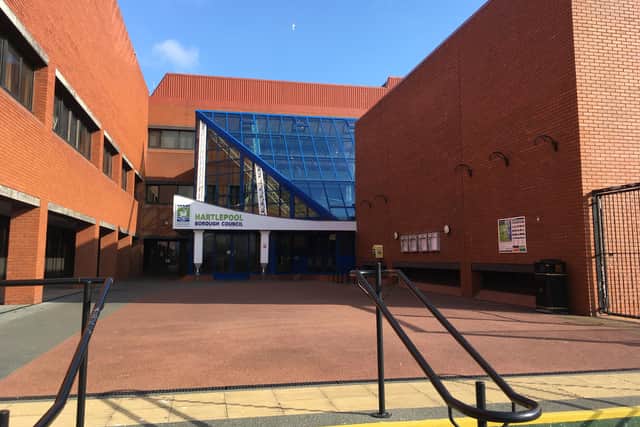 Hartlepool Borough Council says the matter is currently under investigation.